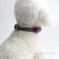 Fashion Innovative personalizado Velvet Pu Leather Dog Dog Dog Dog